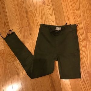 Free People Army green legging